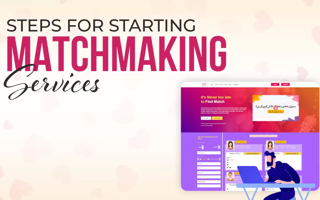 Steps for starting matchmaking services